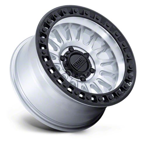 KMC Tundra IMS Machined with Black Lip 6-Lug Wheel; 18x9; 30mm