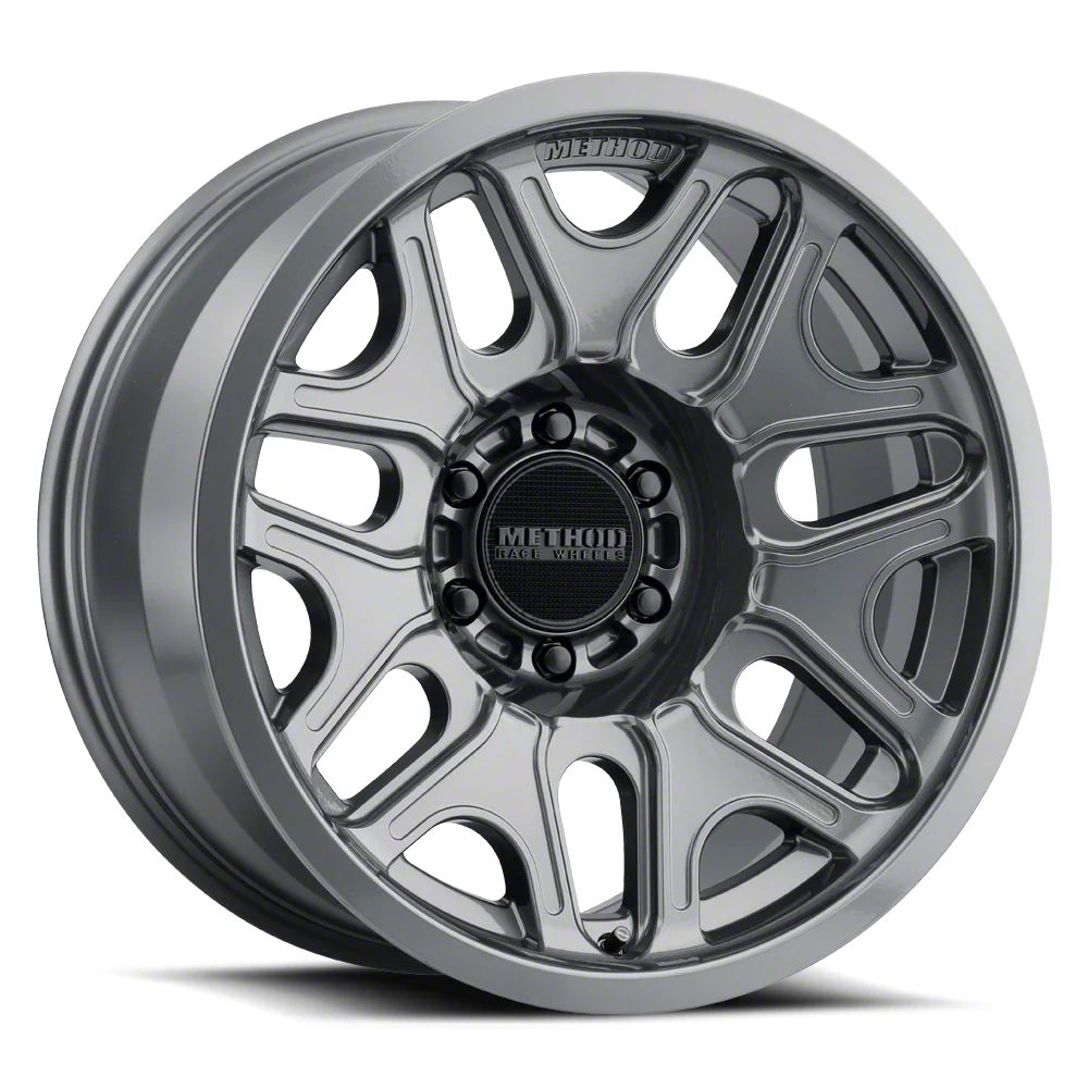 Method Race Wheels Tundra MR322 Gloss Titanium 6-Lug Wheel; 20x9