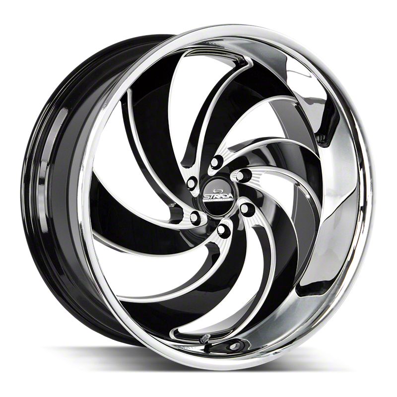 Strada Toyota 4-Runner Retro 6 Gloss Black Milled with