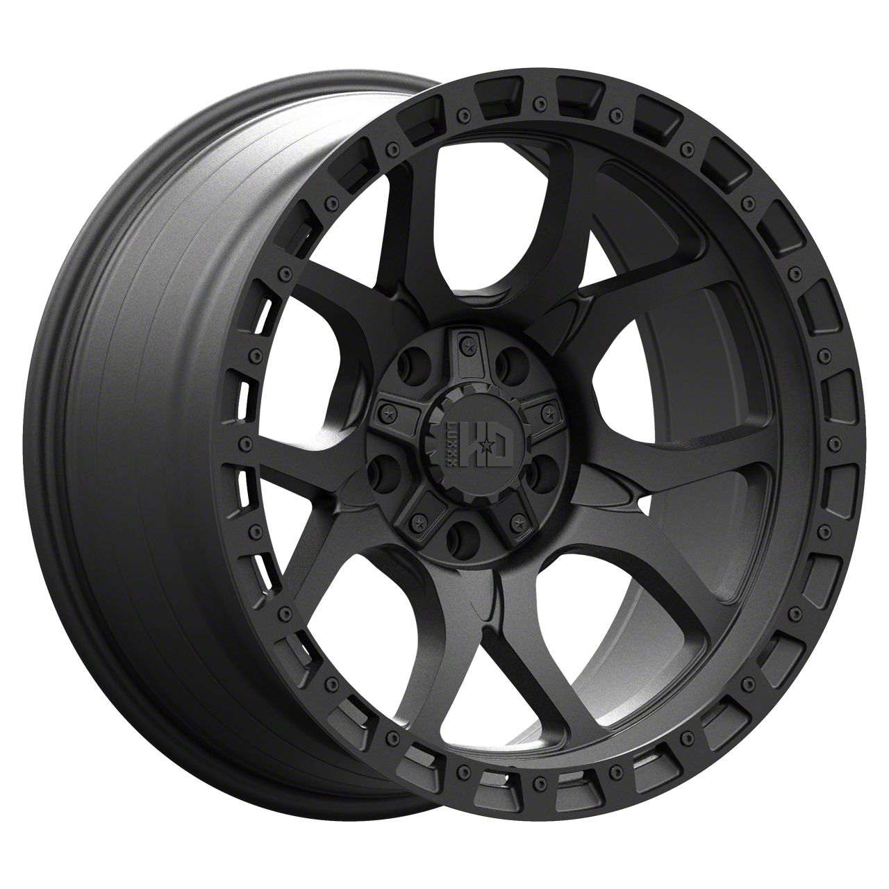Luxxx HD Tundra LHD-40 Satin Black 6-Lug Wheel; 20x9; 0mm Offset