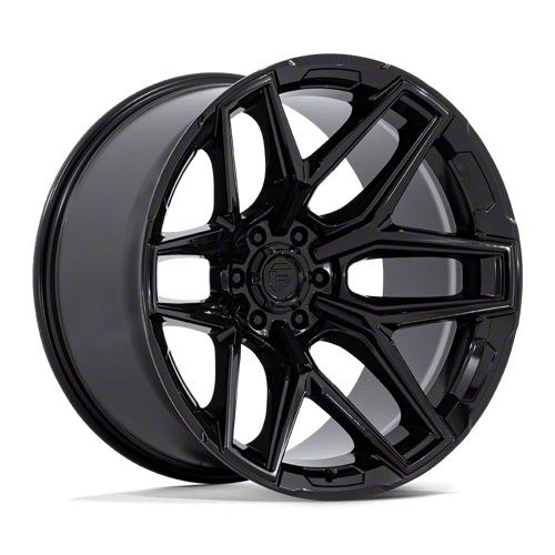 Fuel Wheels Titan Flux Gloss Black 6-Lug Wheel; 24x10; 0mm Offset