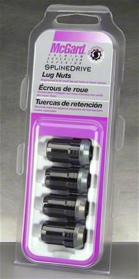 McGard Tacoma Black Spline Drive Lug Nut Kit; M12 x 1.5; Set of 4