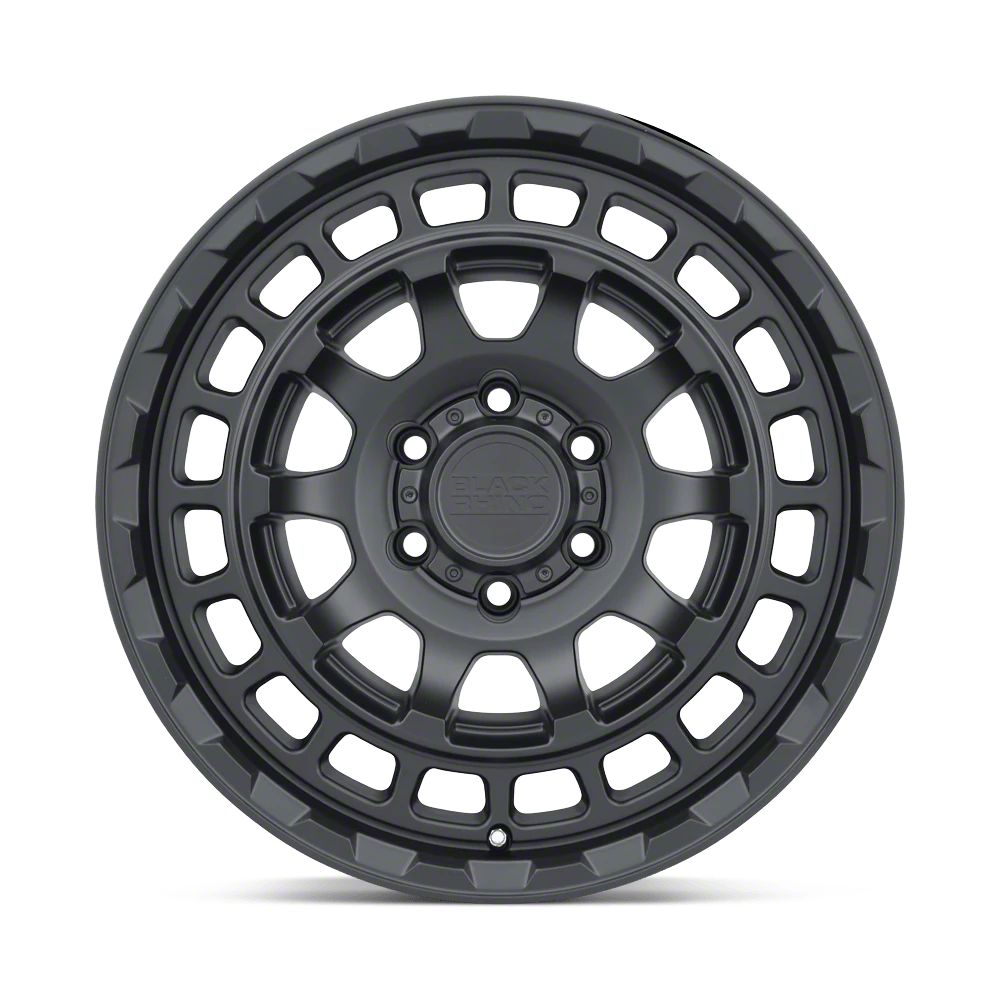 Black Rhino Frontier Chamber Matte Black 6-Lug Wheel; 16x8