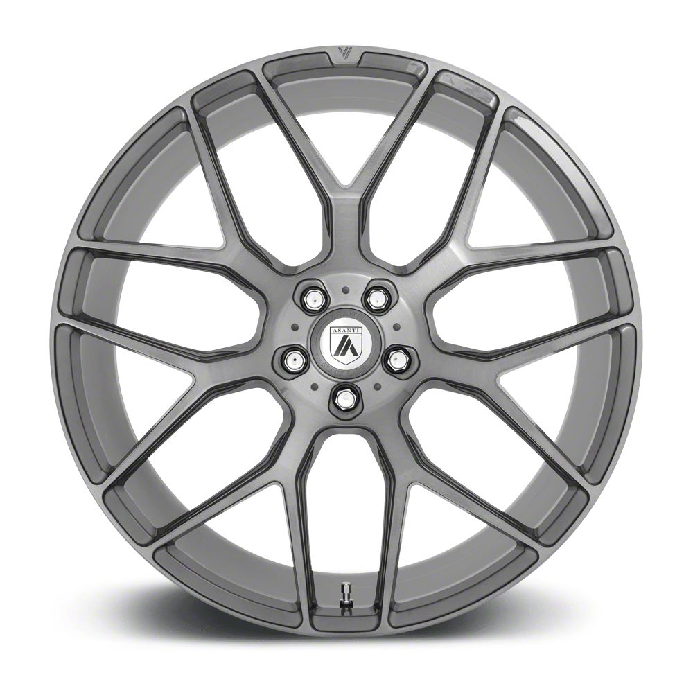 Asanti Jeep Grand Cherokee Dynasty Titanium Brushed Wheel