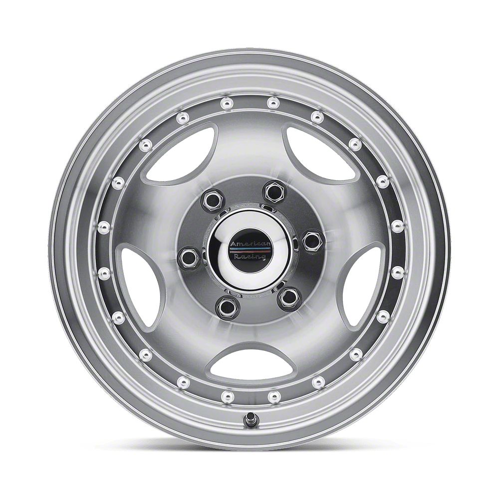 American Racing Wheels Jeep Wrangler AR23 Machined Wheel; 15x8