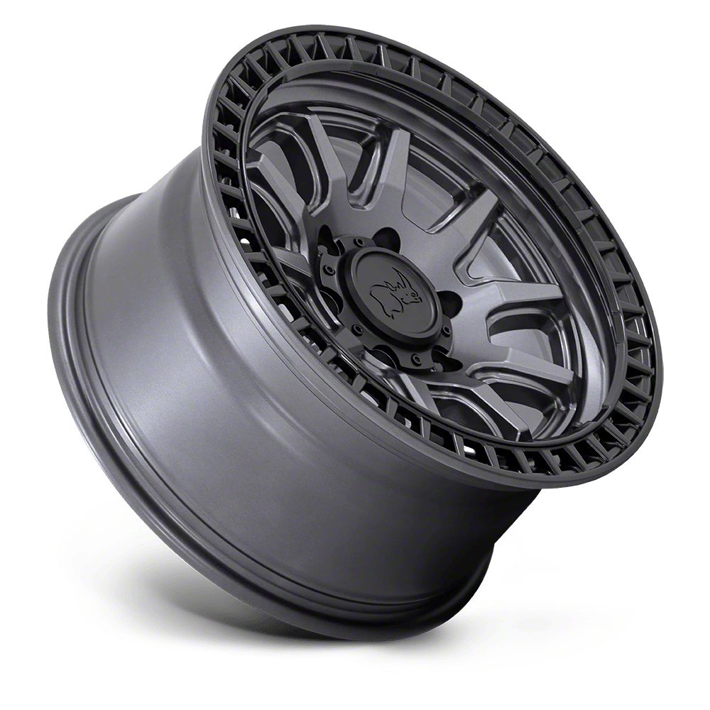 ブラックホワイト bunta514様 Black Rhino Jeep Cherokee Calico Matte Gunmetal with Matte
