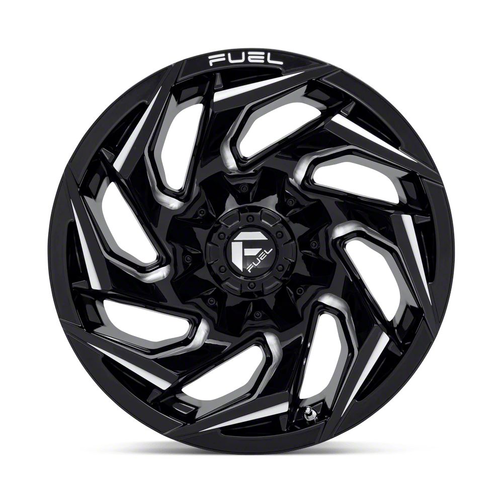 Fuel Wheels Jeep Cherokee Reaction Gloss Black Milled Wheel