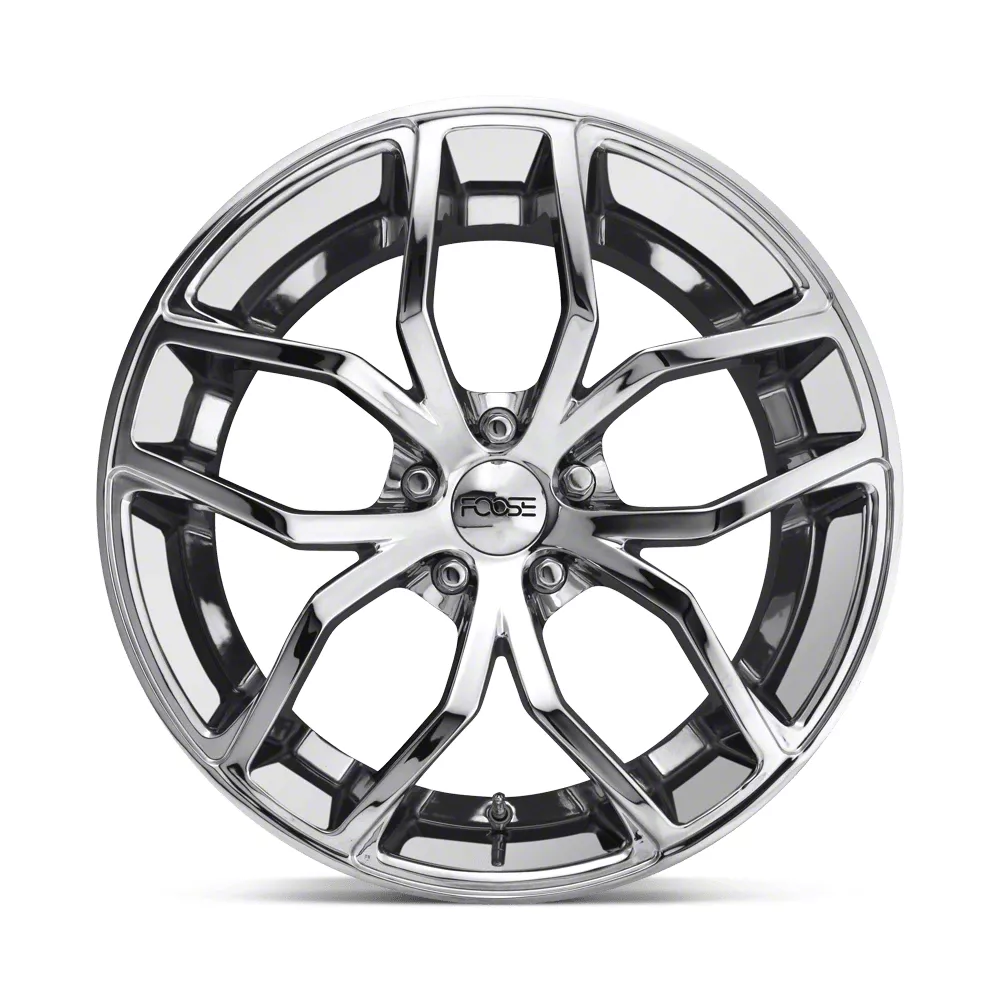 Foose Jeep Wrangler Outcast Chrome Wheel; 20x8.5; 35mm Offset