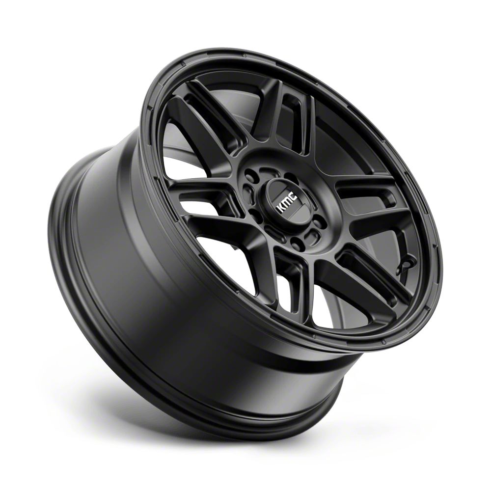 雪の豪奢 Wrangler Jeep KMC Nomad Offset 38mm 17x8; Wheel; Black Satin その他
