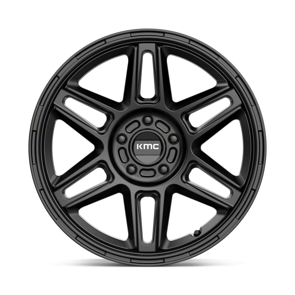 m.niko.‎˖*　0527 KMC Jeep Grand Cherokee Nomad Satin Black Wheel; 18x8; 38mm