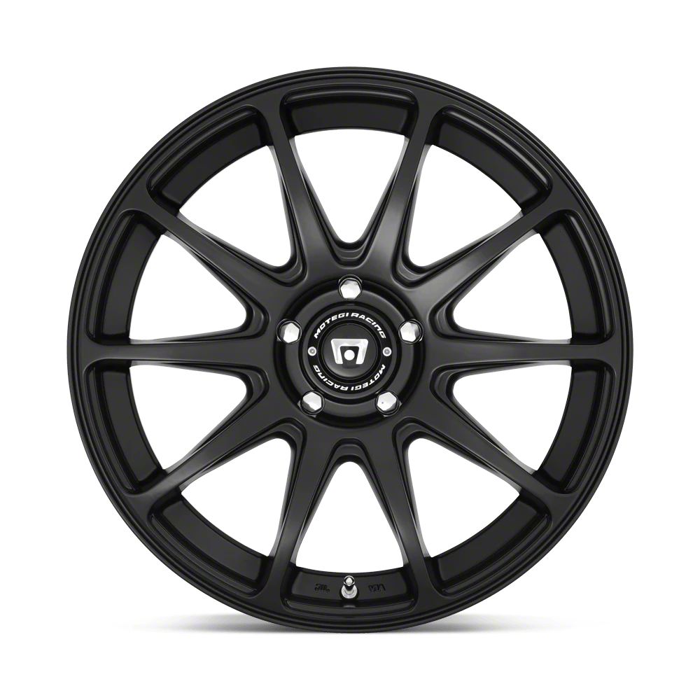 Motegi Jeep Wrangler CS10 Satin Black Wheel; 18x8; 38mm Motegi Jeep Wrangler CS10 Satin Black Wheel; 18x8; 38mm