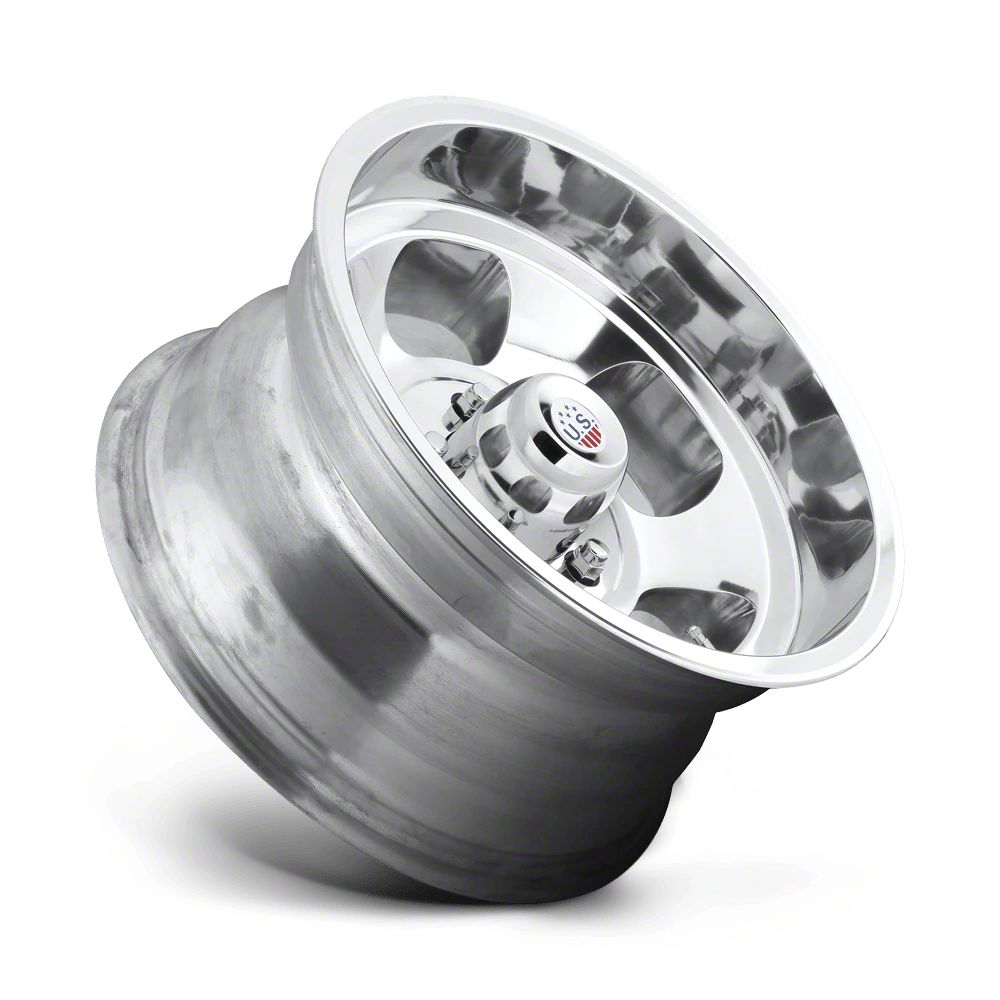 US Mag Jeep Wrangler Indy High Luster Polished Wheel; 15x5; -12mm