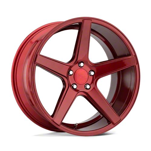 KMC Jeep Grand Cherokee District Candy Red Wheel; 20x8.5; 28mm