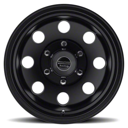 American Racing Jeep Cherokee Baja Satin Black Wheel; 15x8 American Racing Jeep Cherokee Baja Satin Black Wheel; 15x8
