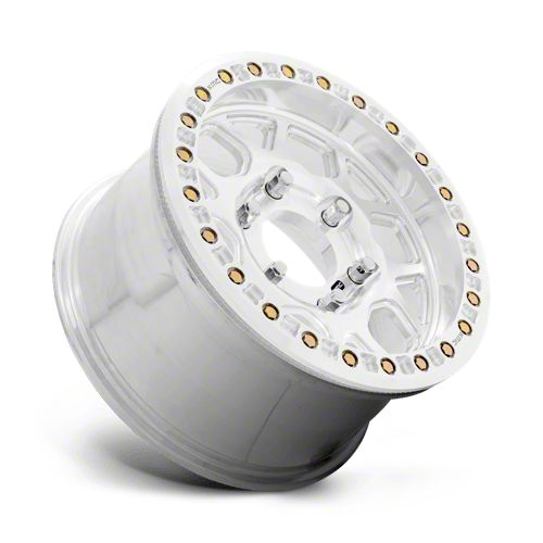 KMC Jeep Wrangler Mesa Forged Beadlock Raw Machined Wheel; 17x9