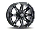 Rock Forged FF88 Gloss Black Wheel; 20x10; -19mm Offset (07-18 Jeep Wrangler JK)