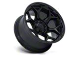 Moto Metal Dux Blackout Wheel; 17x8.5; 0mm Offset (84-01 Jeep Cherokee XJ)