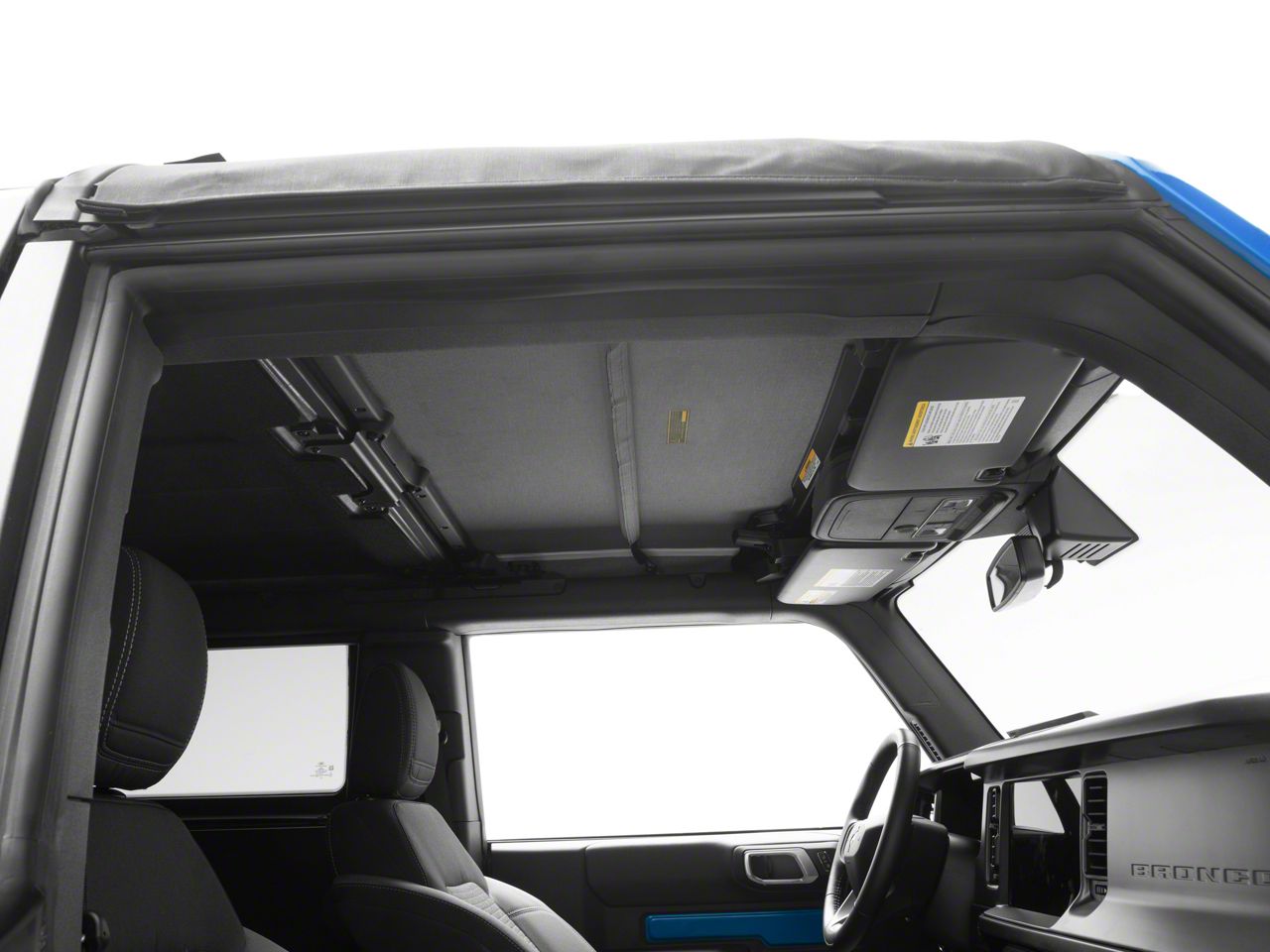 Bestop Bronco Sunrider for Factory Hard Tops; Black Diamond