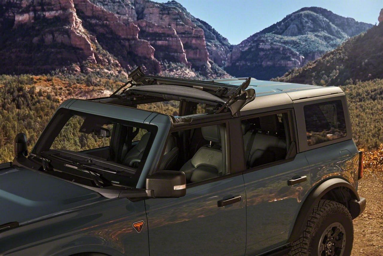 Bestop Bronco Sunrider for Factory Hard Tops; Black Diamond 52461