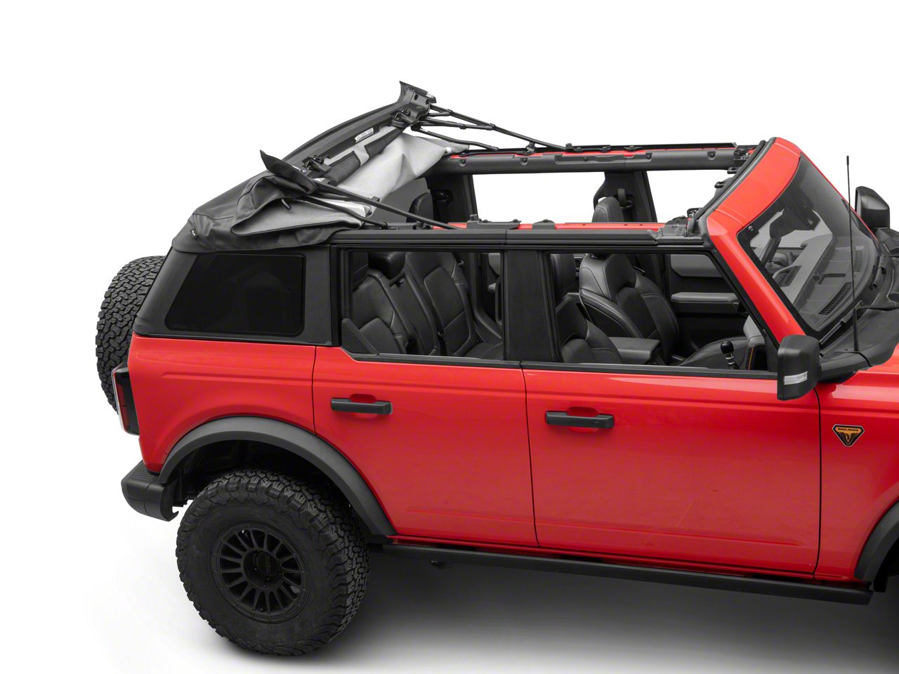 Bestop Bronco Trektop Soft Top; Black Diamond 56873-35 (21-24