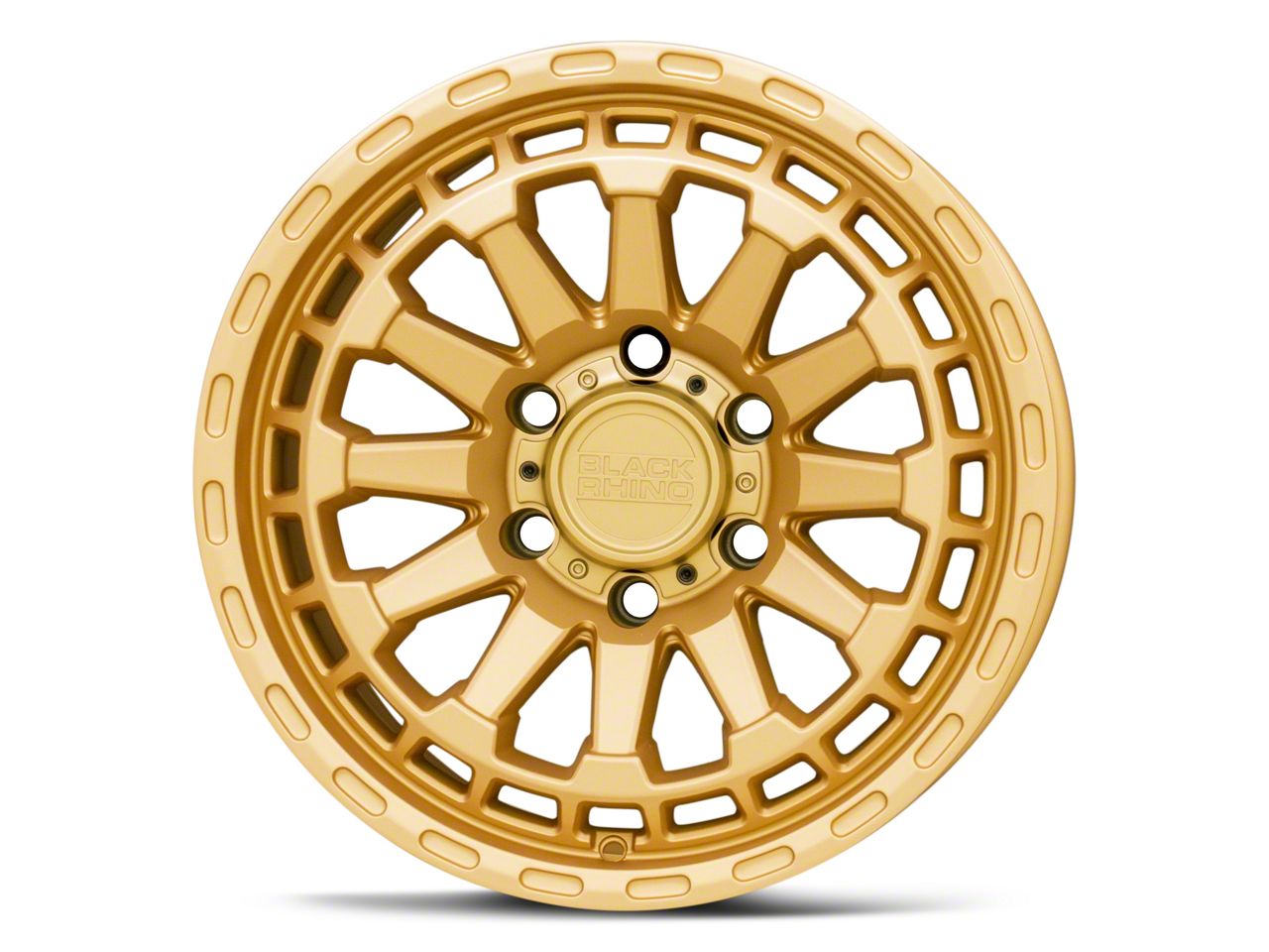Black Rhino Bronco Raid Gold 6-Lug Wheel; 18x9.5; -18mm Black Rhino Bronco Raid Gold 6-Lug Wheel; 18x9.5; -18mm