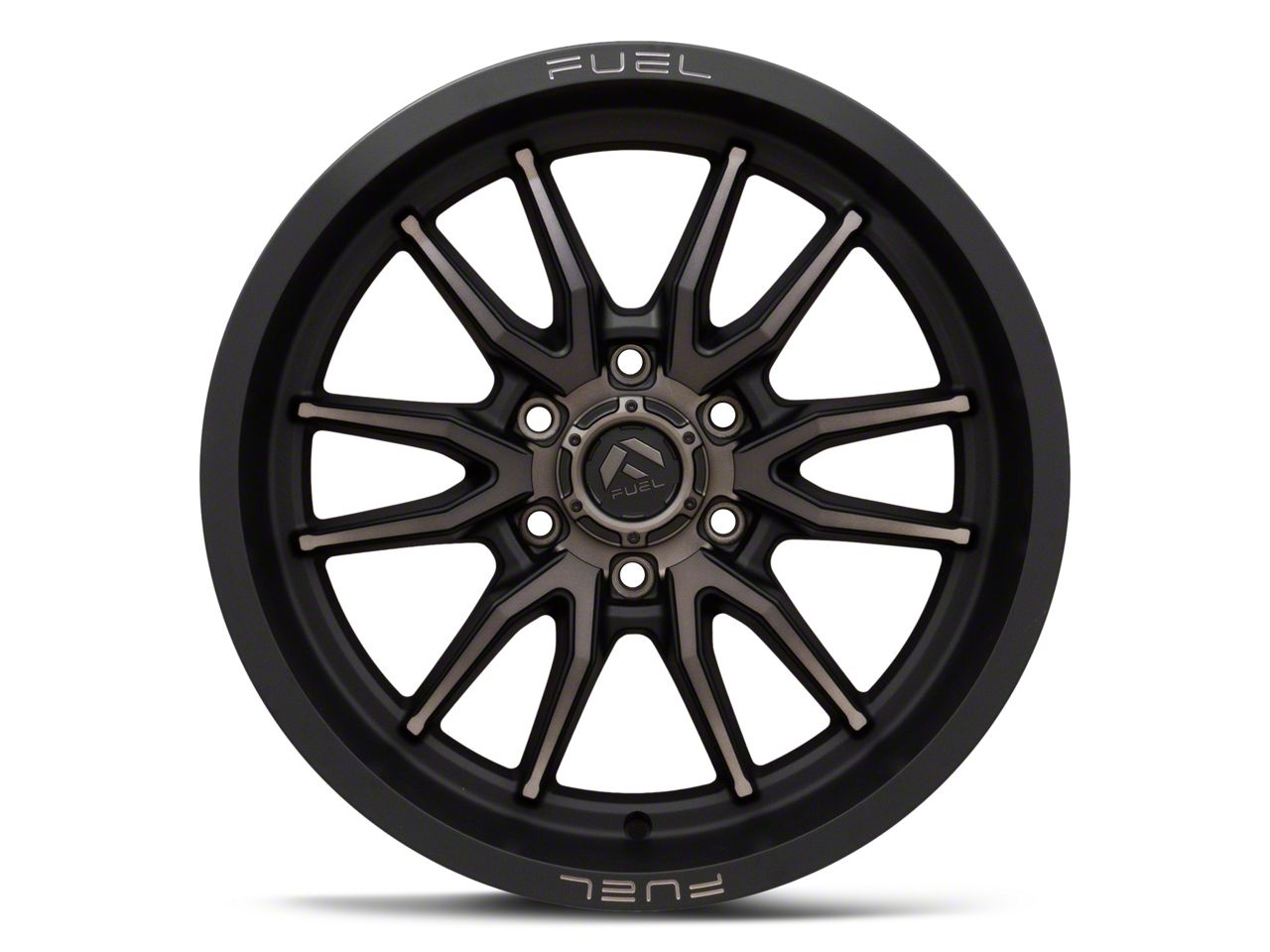 Fuel Wheels Bronco Clash Matte Black Double Dark Tint 6-Lug