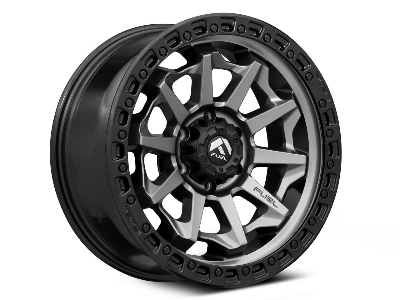 Fuel Wheels Bronco Covert Matte Gunmetal with Black Bead
