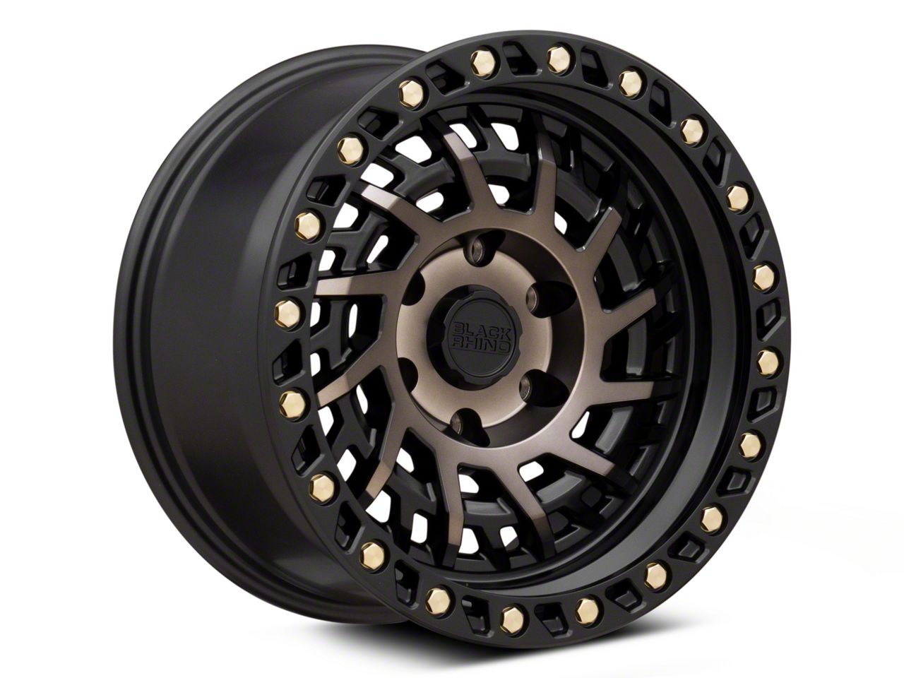 人気ブランドからコーディネートを探す Bronco Rhino Black Shredder Dark Machined with Black Matte パーツ