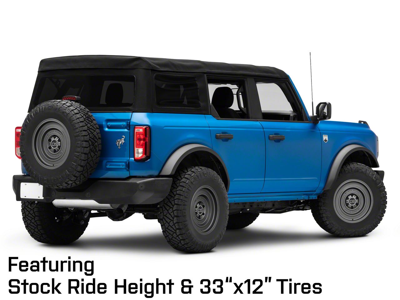 Black Rhino Bronco Solid Matte Gunblack 6-Lug Wheel; 17x9.5 Black Rhino Bronco Solid Matte Gunblack 6-Lug Wheel; 17x9.5