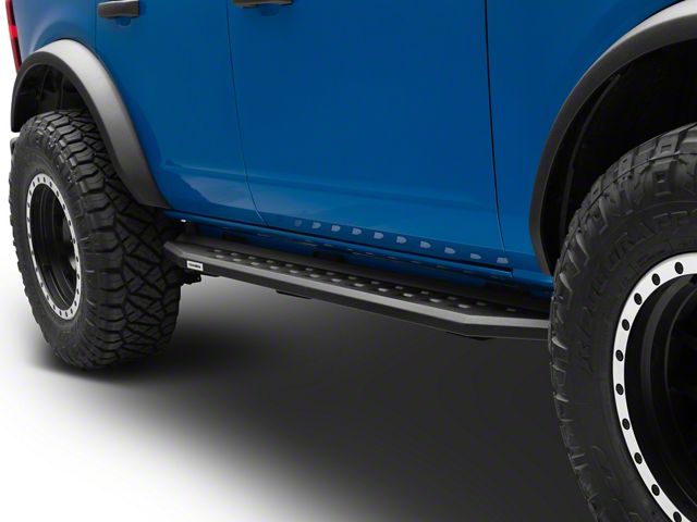 Go Rhino Bronco RB20 Slim Running Boards; Textured Black Go Rhino Bronco RB20 Slim Running Boards; Textured Black
