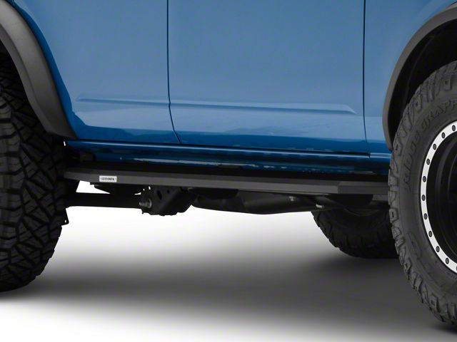Go Rhino Bronco RB20 Slim Running Boards; Textured Black Go Rhino Bronco RB20 Slim Running Boards; Textured Black