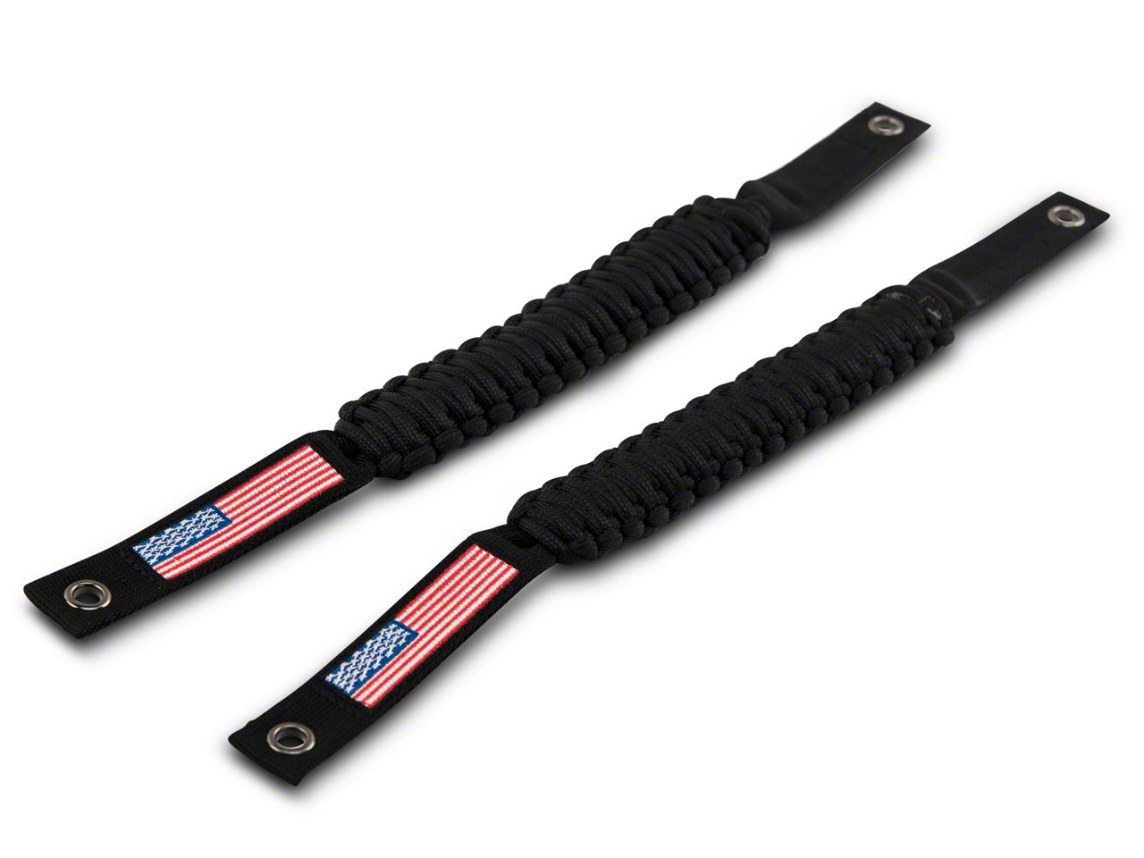 RedRock Bronco Paracord Grab Handles; Black FB15939 (21-25