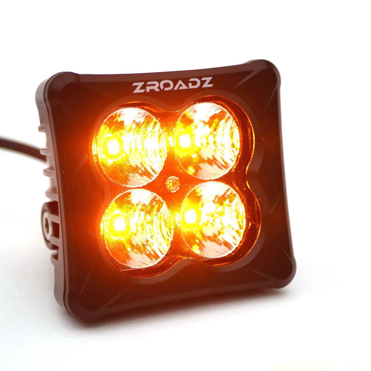 ZRoadz Bronco Eight 3-Inch White and Amber LED Pod Lights