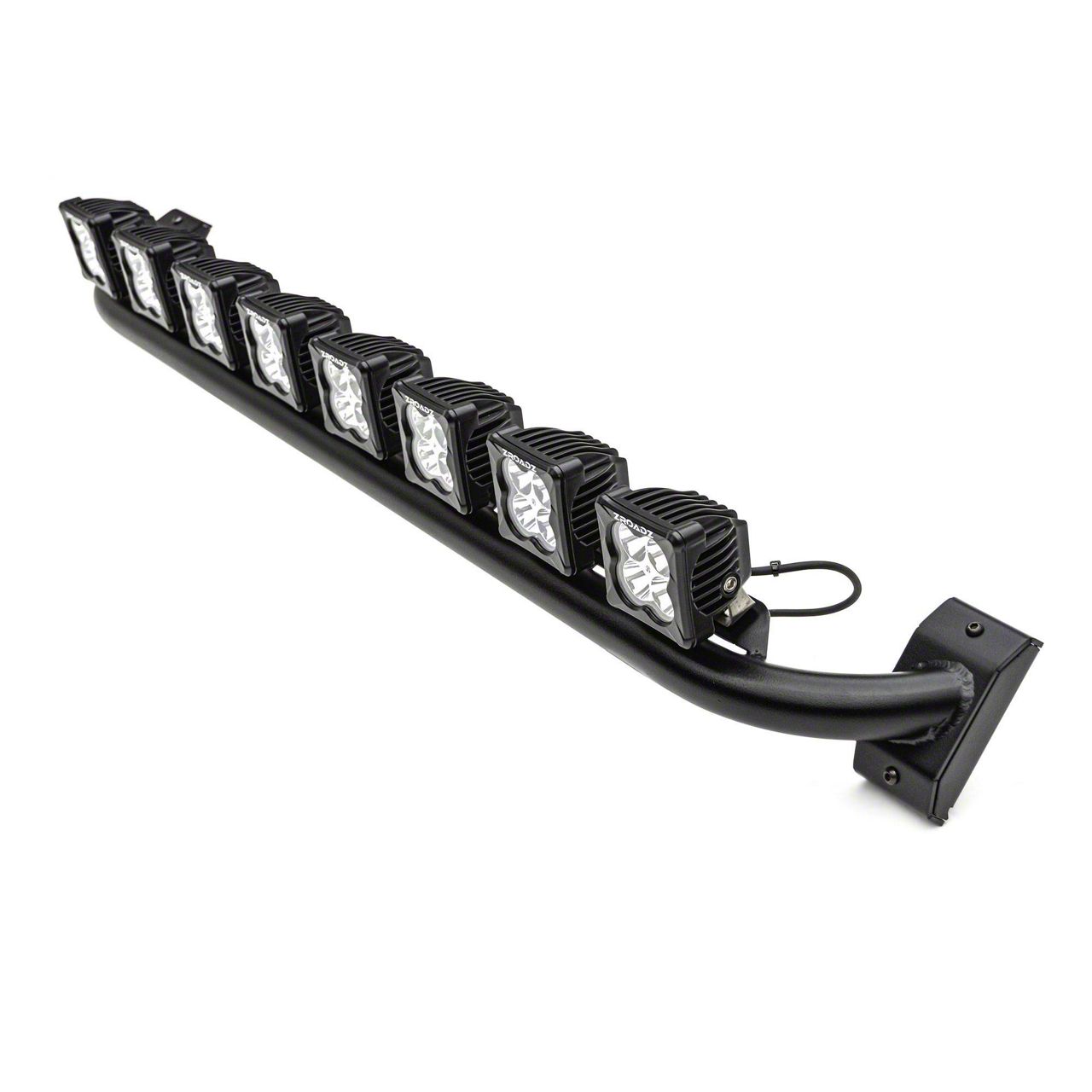 ZRoadz Bronco Eight 3-Inch White LED Pod Lights with Tubular