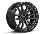 Fuel Wheels Rebel Matte Gunmetal 6-Lug Wheel; 18x9; 20mm Offset (21-26 Bronco, Excluding Raptor)