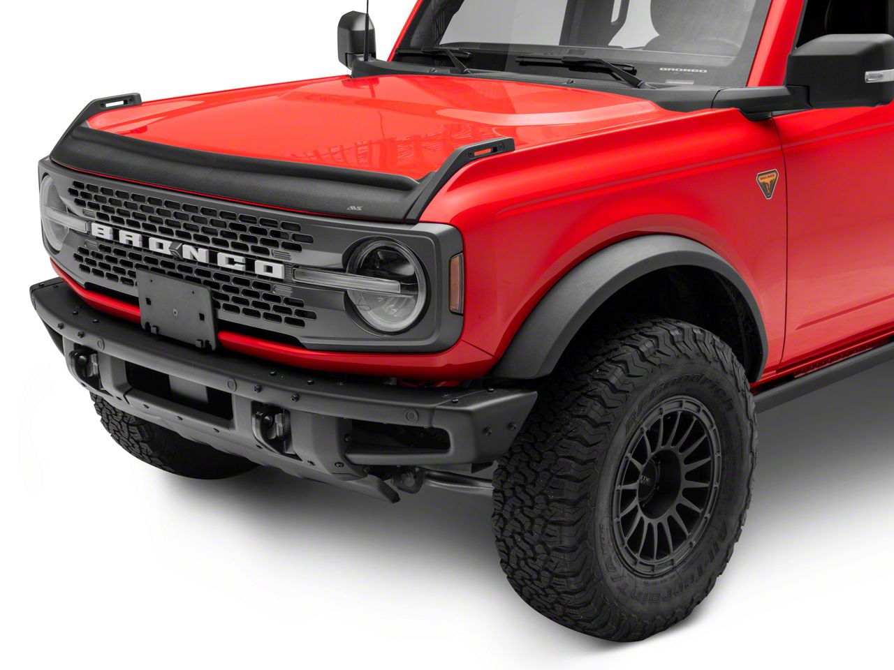 2019 20 21 2022 2023 Ford Ranger SMOKE Bug Shield Hood Guard WRAPAROUND Design E