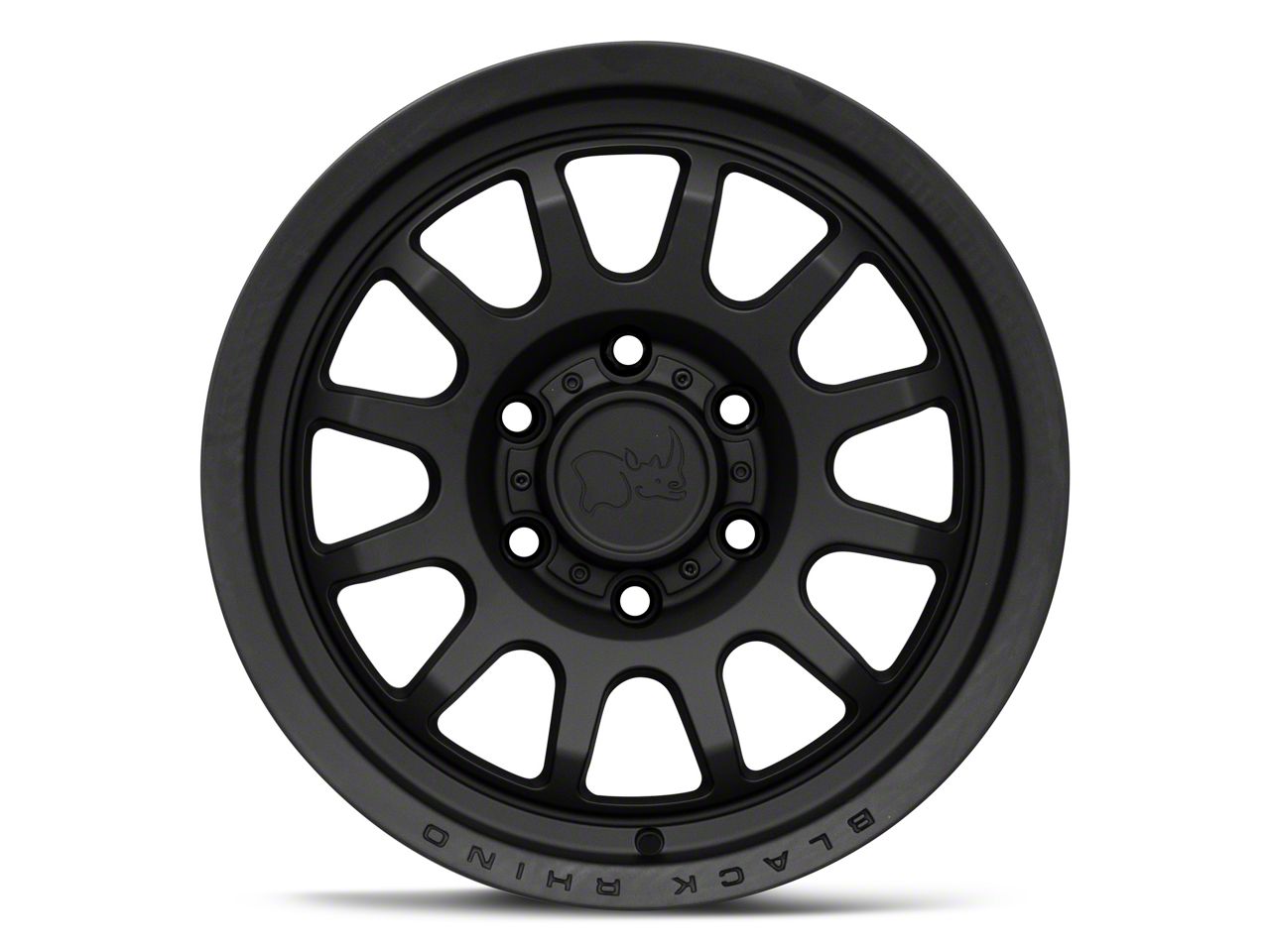 最高級 Rapid Bronco Rhino Black Matte 12mm 17x9; Wheel; 6-Lug Black カーテン