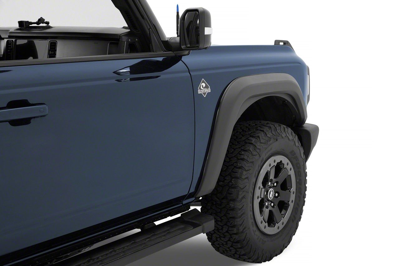 Bestop Bronco Fender Flares; Black 49700-01 (21-26 Bronco 2-Door
