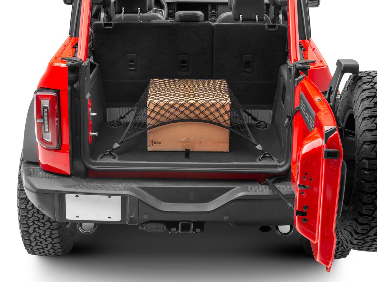 Back Seat Trunk Isolation Net Pet Barrier For Ford Bronco 2021 2022 Accessories