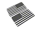 Side Window Decals; Standard US Flag (21-26 Bronco 4-Door w/ Hard Top)