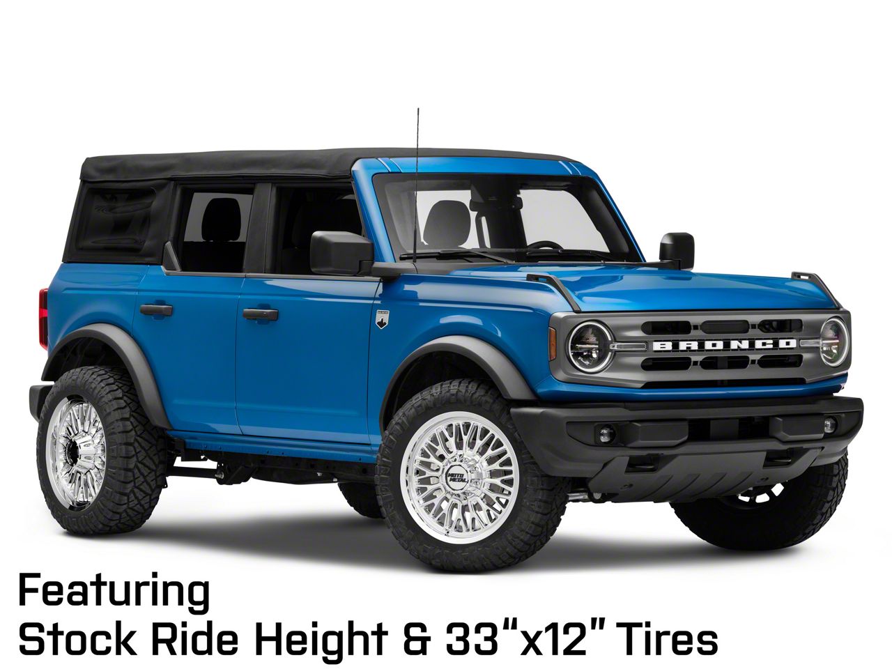 Moto Metal Bronco Stinger Chrome 6-Lug Wheel; 20x9; 18mm Moto Metal Bronco Stinger Chrome 6-Lug Wheel; 20x9; 18mm