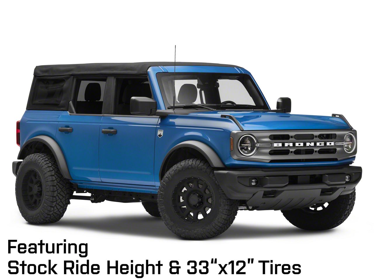 Pro Comp Wheels Bronco 32 Series Bandido Flat Black 6-Lug