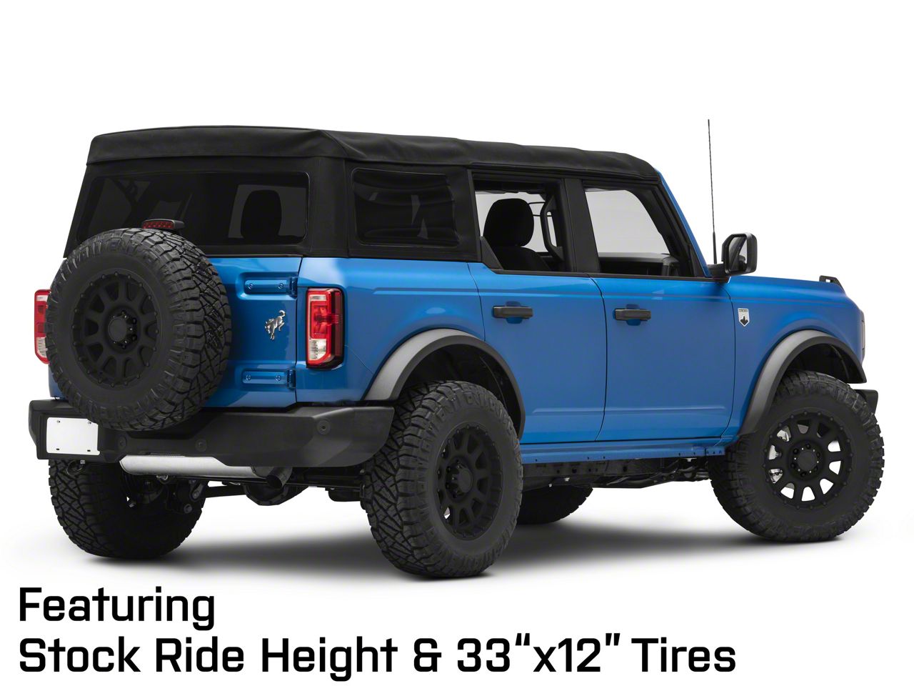 Pro Comp Wheels Bronco 32 Series Bandido Flat Black 6-Lug