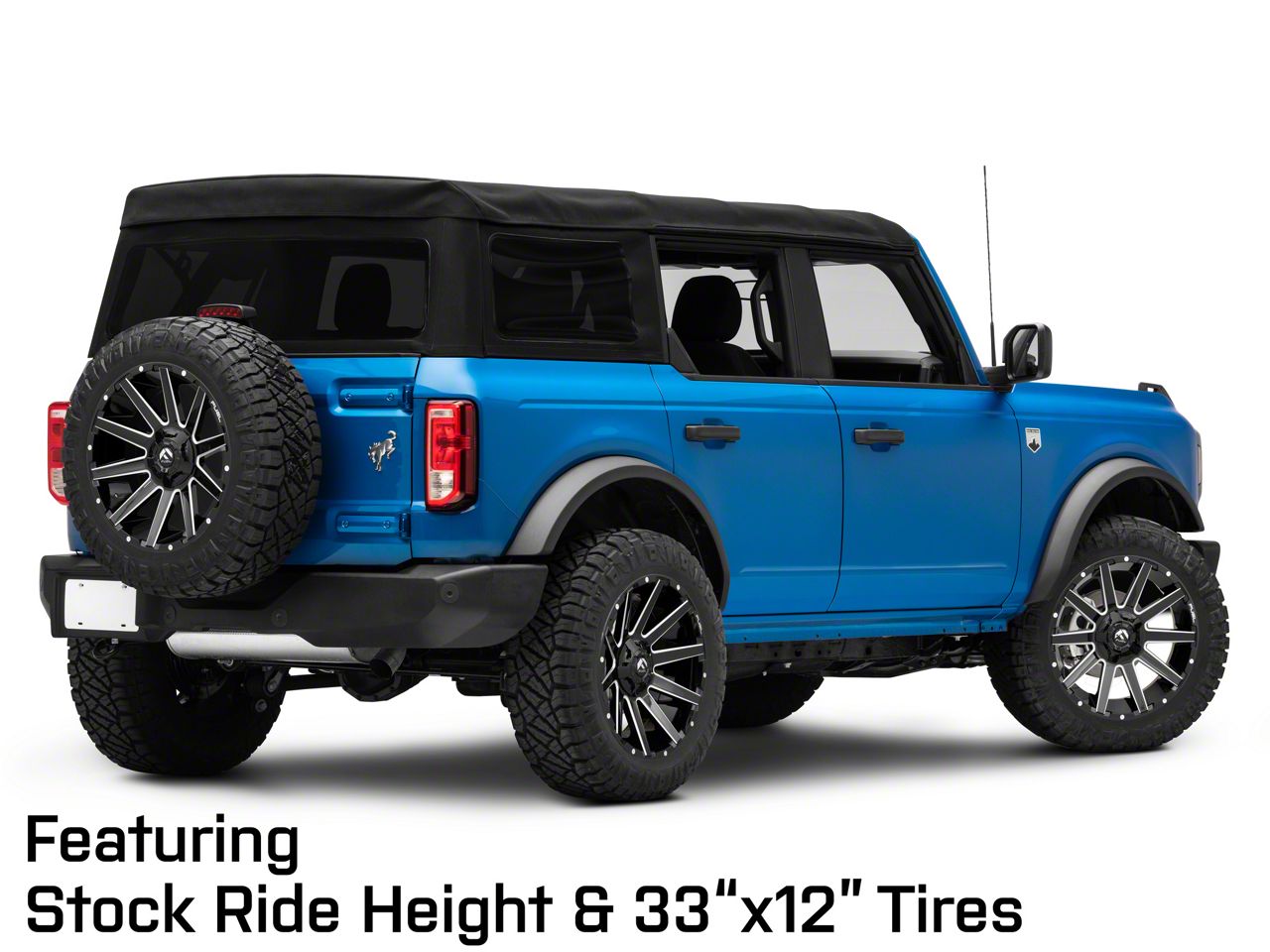 Fuel Wheels Bronco Contra Gloss Black Milled 6-Lug Wheel