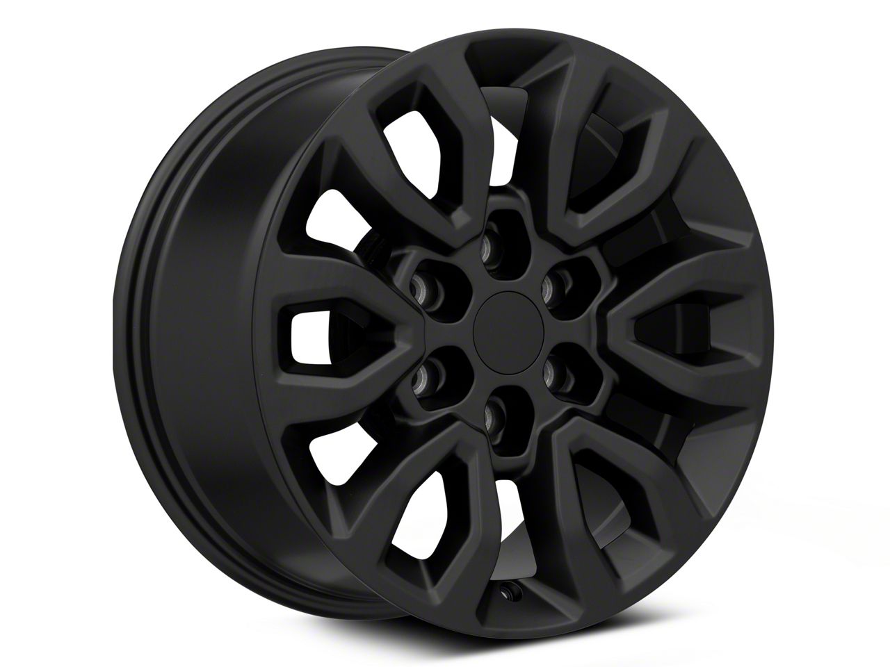Bronco Gen2 Raptor Style Matte Black 6-Lug Wheel; 17x8.5