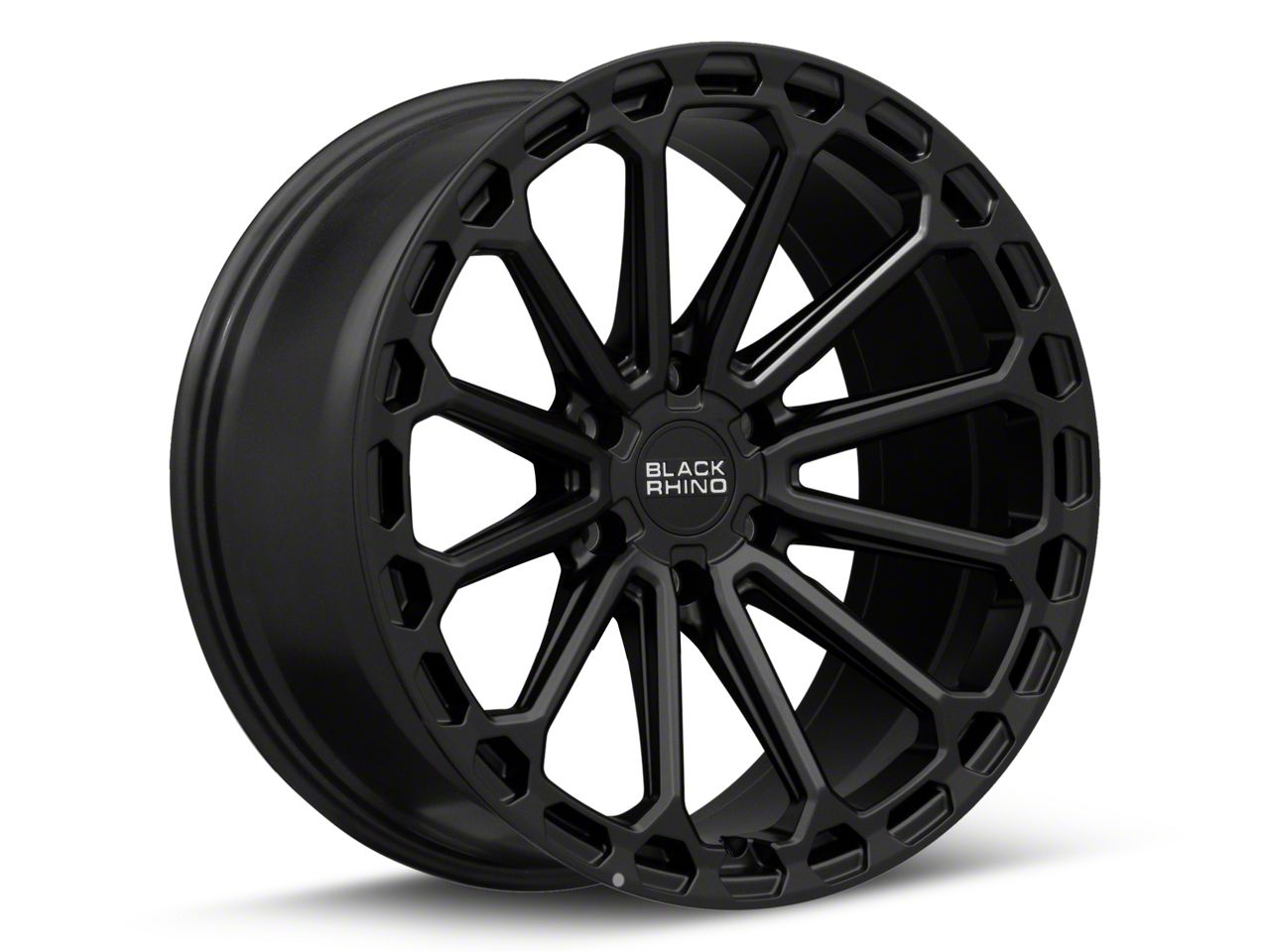 Black Rhino Bronco Kaizen Matte Black 6-Lug Wheel; 20x9.5; 12mm
