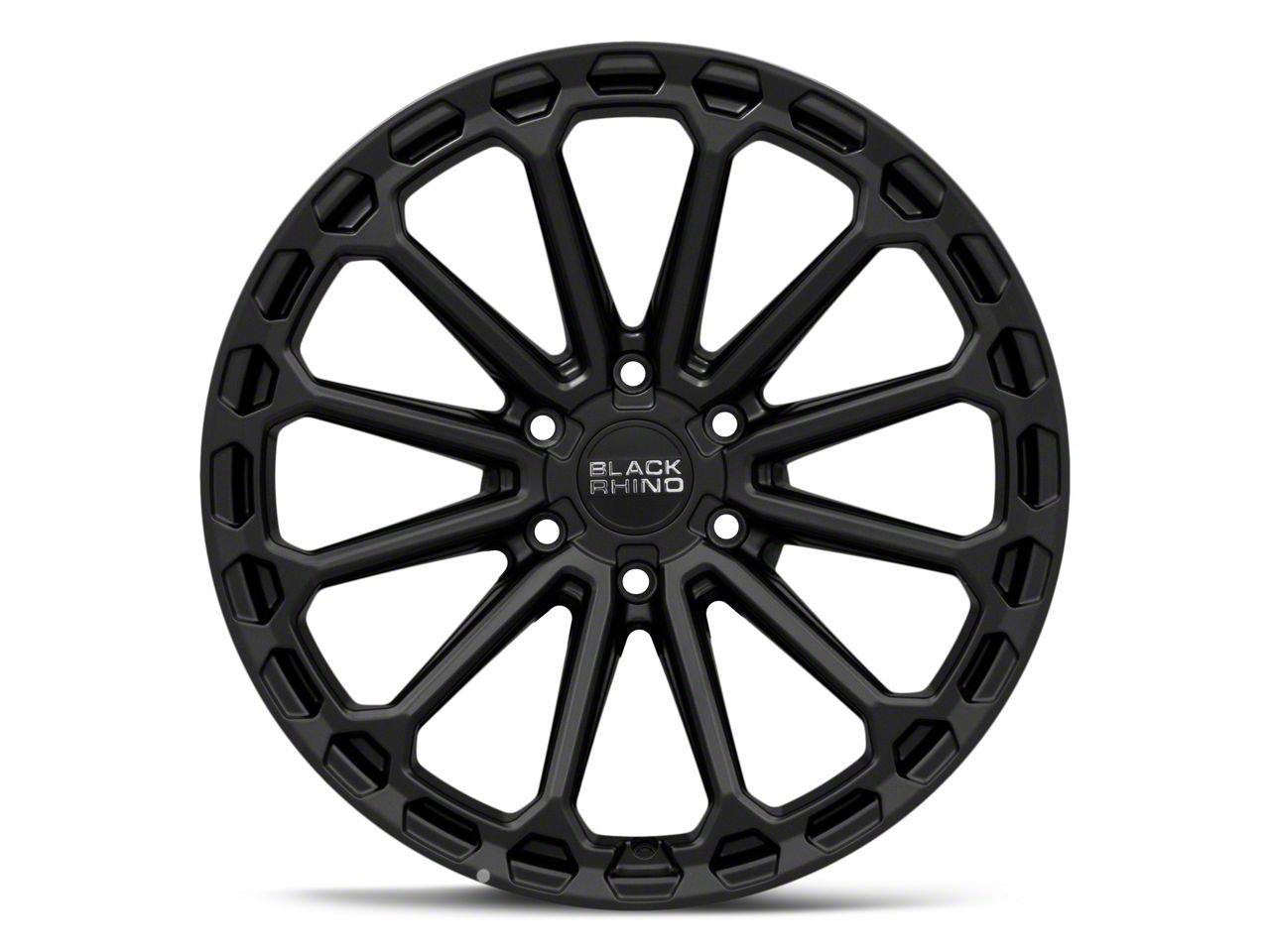 Black Rhino Bronco Kaizen Matte Black 6-Lug Wheel; 20x9.5; 12mm