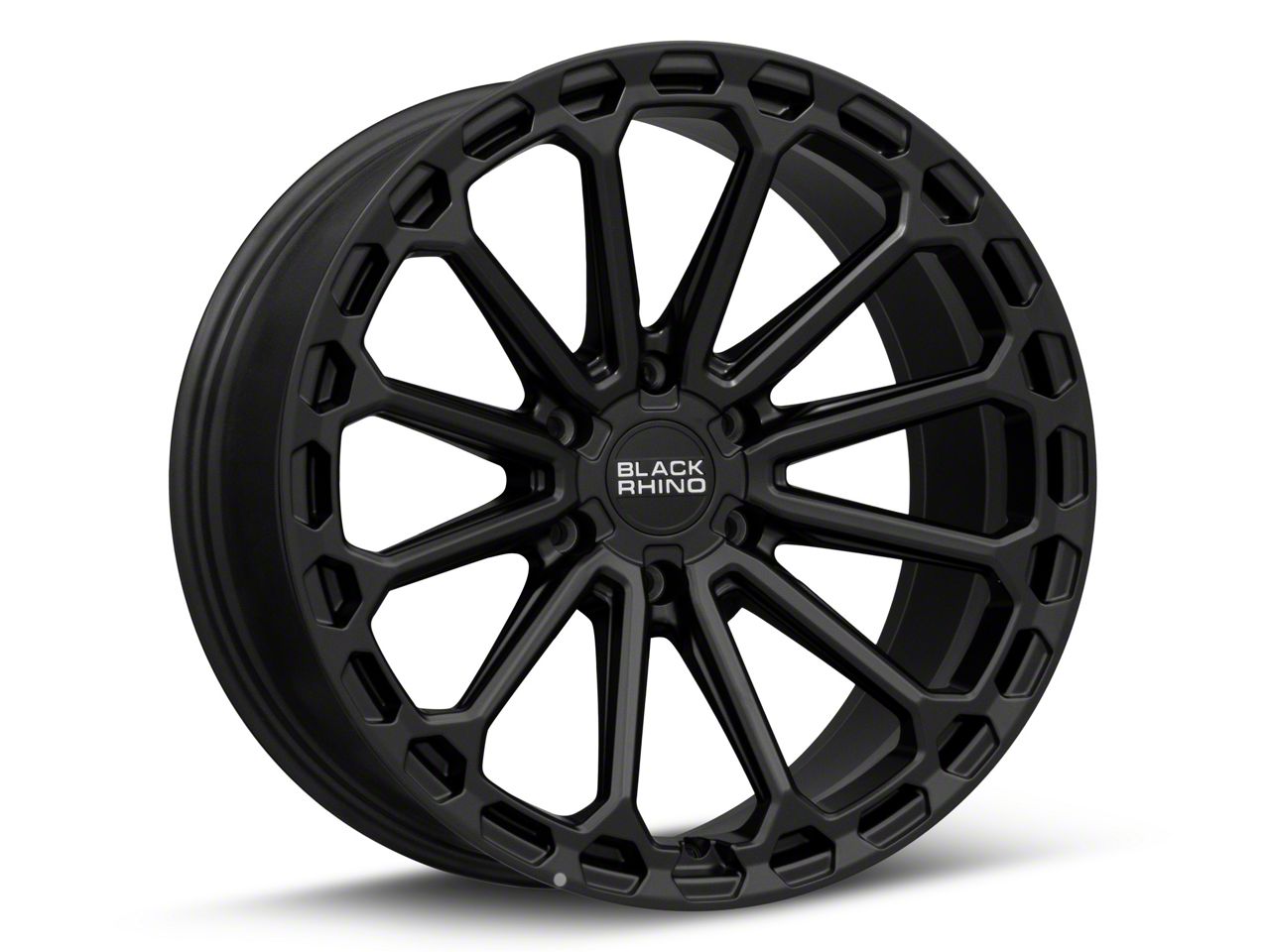 Black Rhino Bronco Kaizen Matte Black 6-Lug Wheel; 20x9.5; 12mm