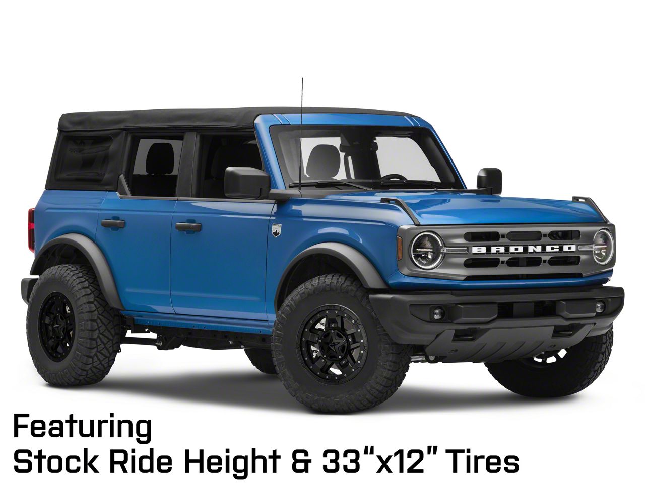 XD Bronco Rockstar III Matte Black 6-Lug Wheel; 17x8; 20mm