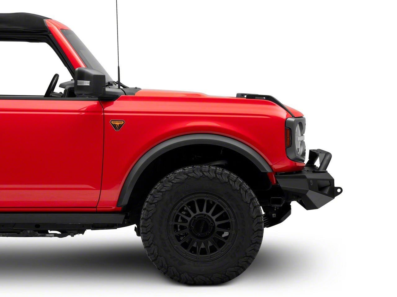 Barricade Bronco HD Plate Style Full Width Front Bumper FB25418